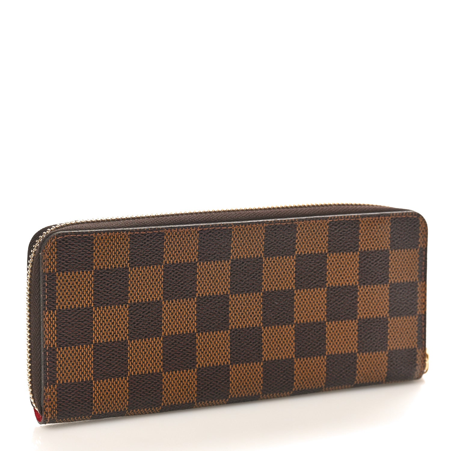 Louis Vuitton Damier Ebene Clemence Wallet Cherry 3 of 8