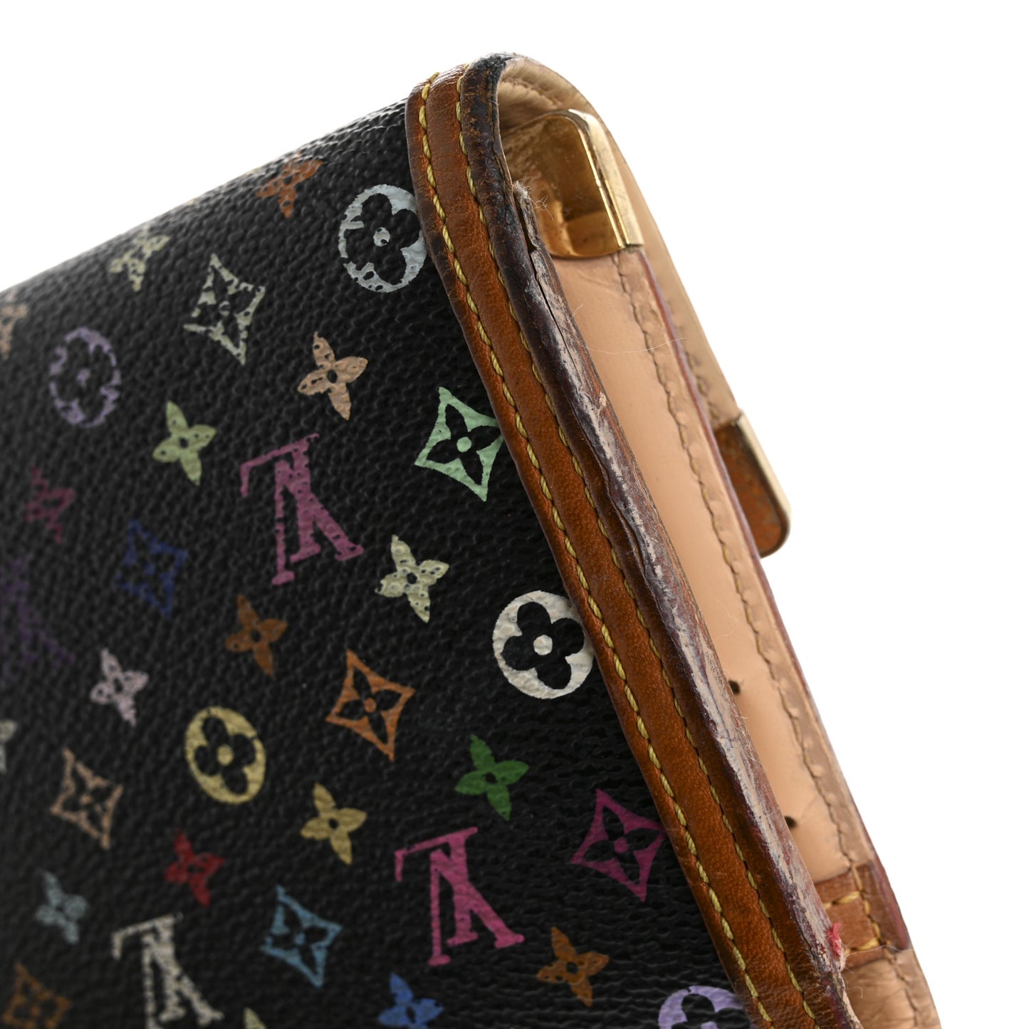 Monogram Multicolor Porte Tresor International Wallet Black