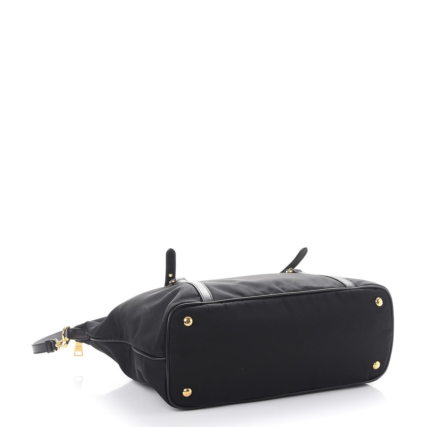 Tessuto Nylon Saffiano Tote Nero Black
