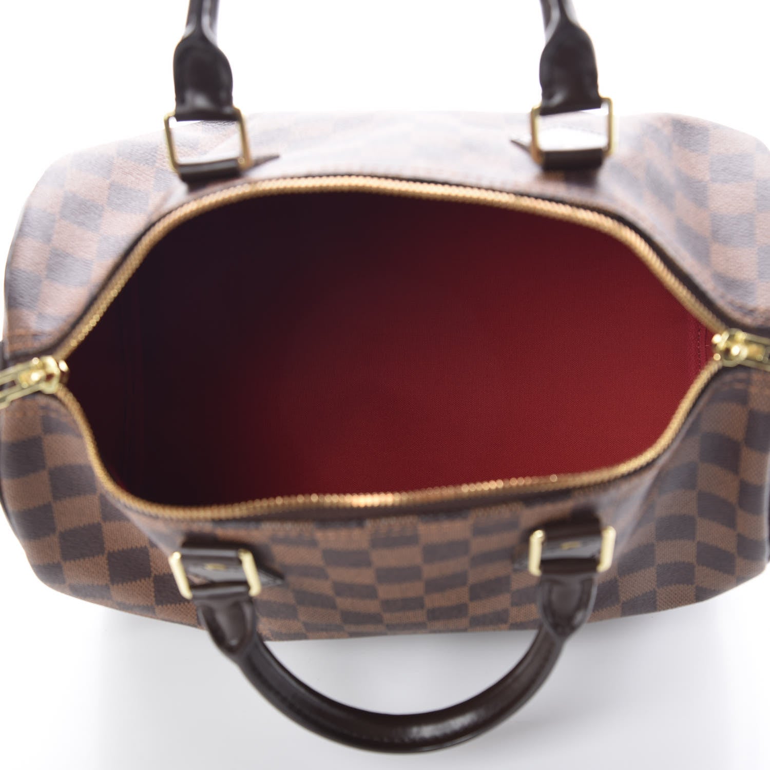 Louis Vuitton Damier Ebene Speedy Bandouliere 30 8 of 10