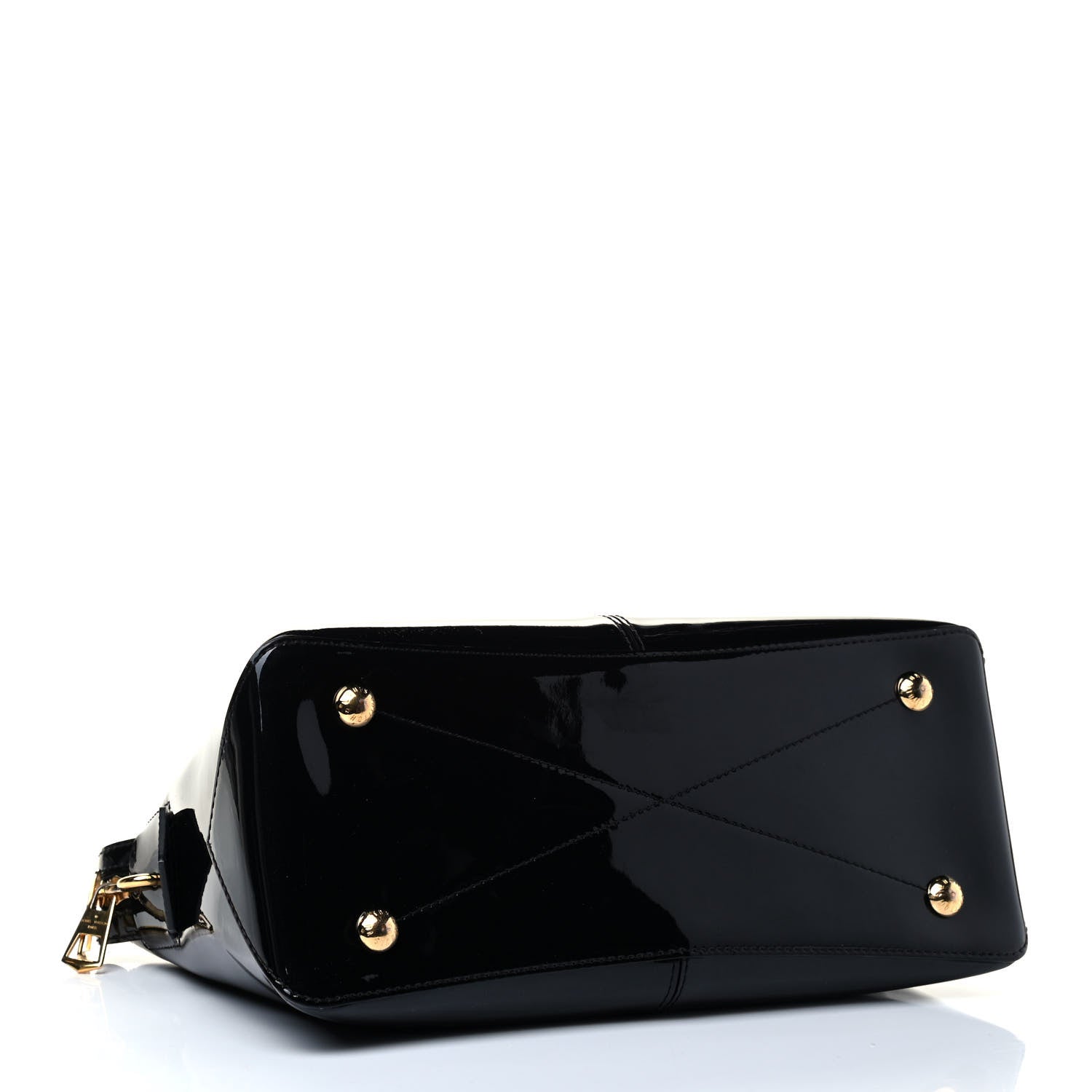 Louis Vuitton Patent Calfskin Miroir Tote Black 3 of 4