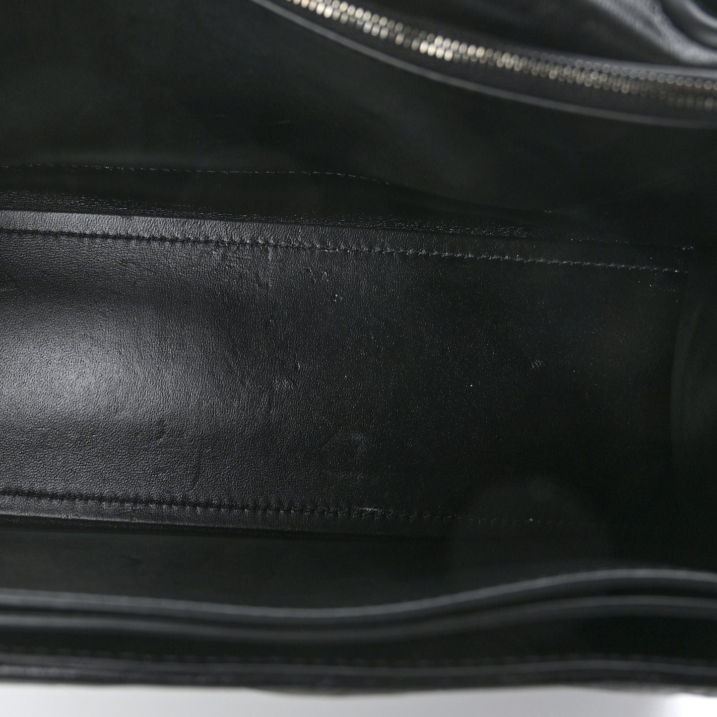 Crushed Calfskin Quilted Matte Black Hardware Medium Crush Chain Bag Black