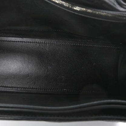 Balenciaga Crushed Calfskin Quilted Matte Black Hardware Medium Crush Chain Bag Black 5 of 9