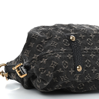 Louis Vuitton Denim Neo Cabby MM Black 6 of 9