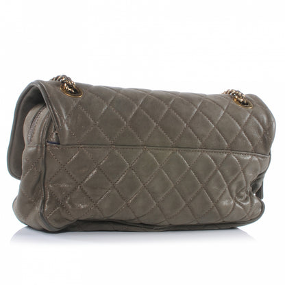 Chanel Iridescent Calfskin Small Shiva Flap Khaki 3 of 9