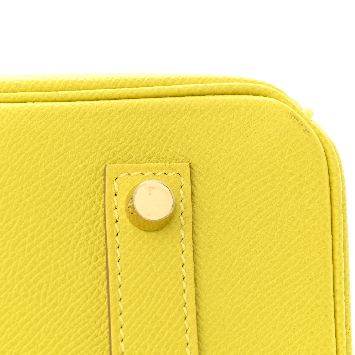 Hermes Epsom Birkin 35 Lime 11 of 13