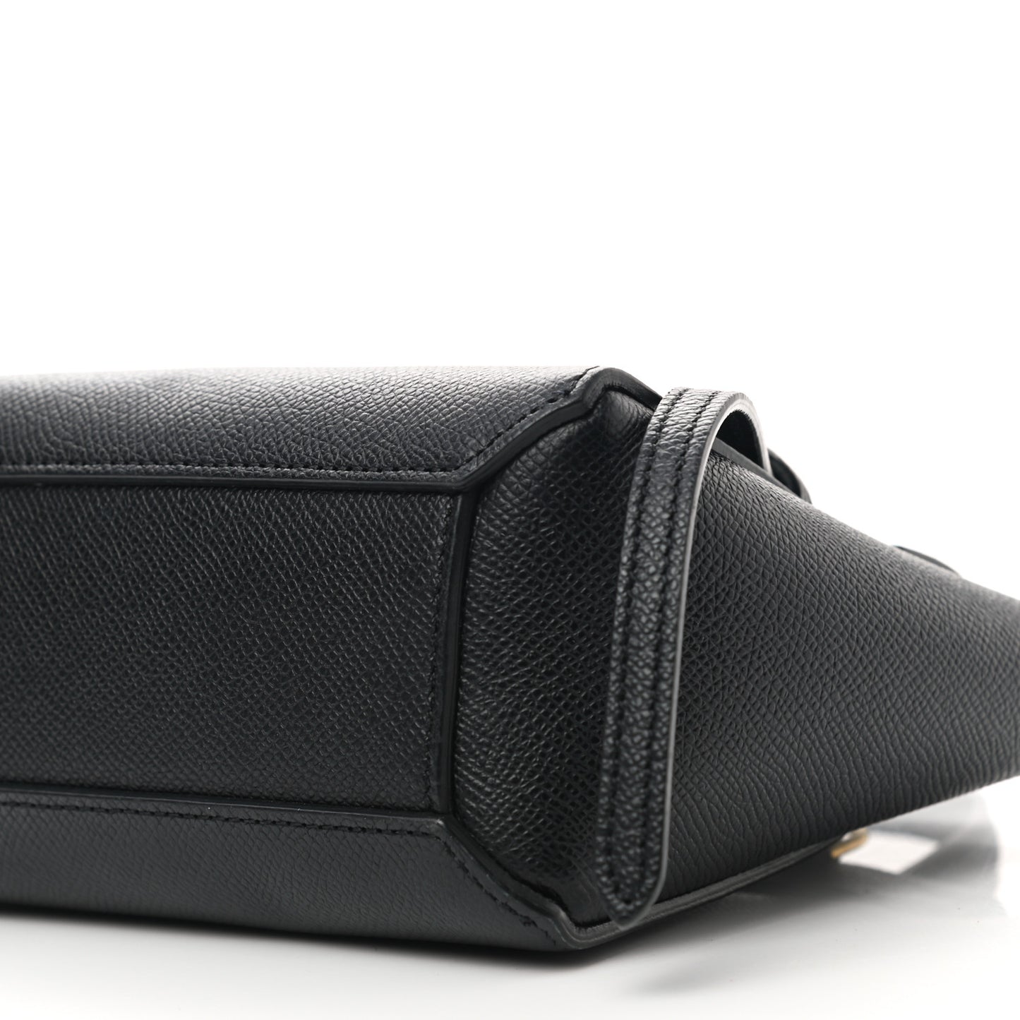 Grained Calfskin Pico Belt Bag Black