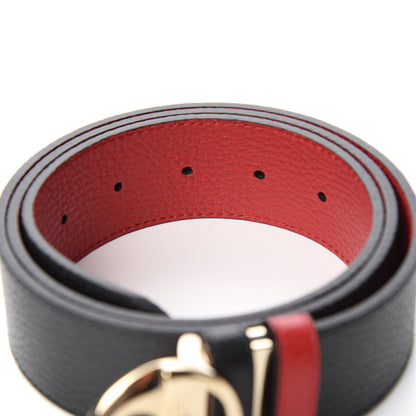 Gucci Calfskin 1973 Reversible Belt 95 38 Black Red 4 of 6