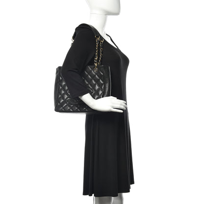 Chanel Caviar Quilted Petit Shopping Tote PST Black 2 of 10