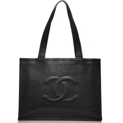 Chanel Caviar CC Tote Black 1 of 9