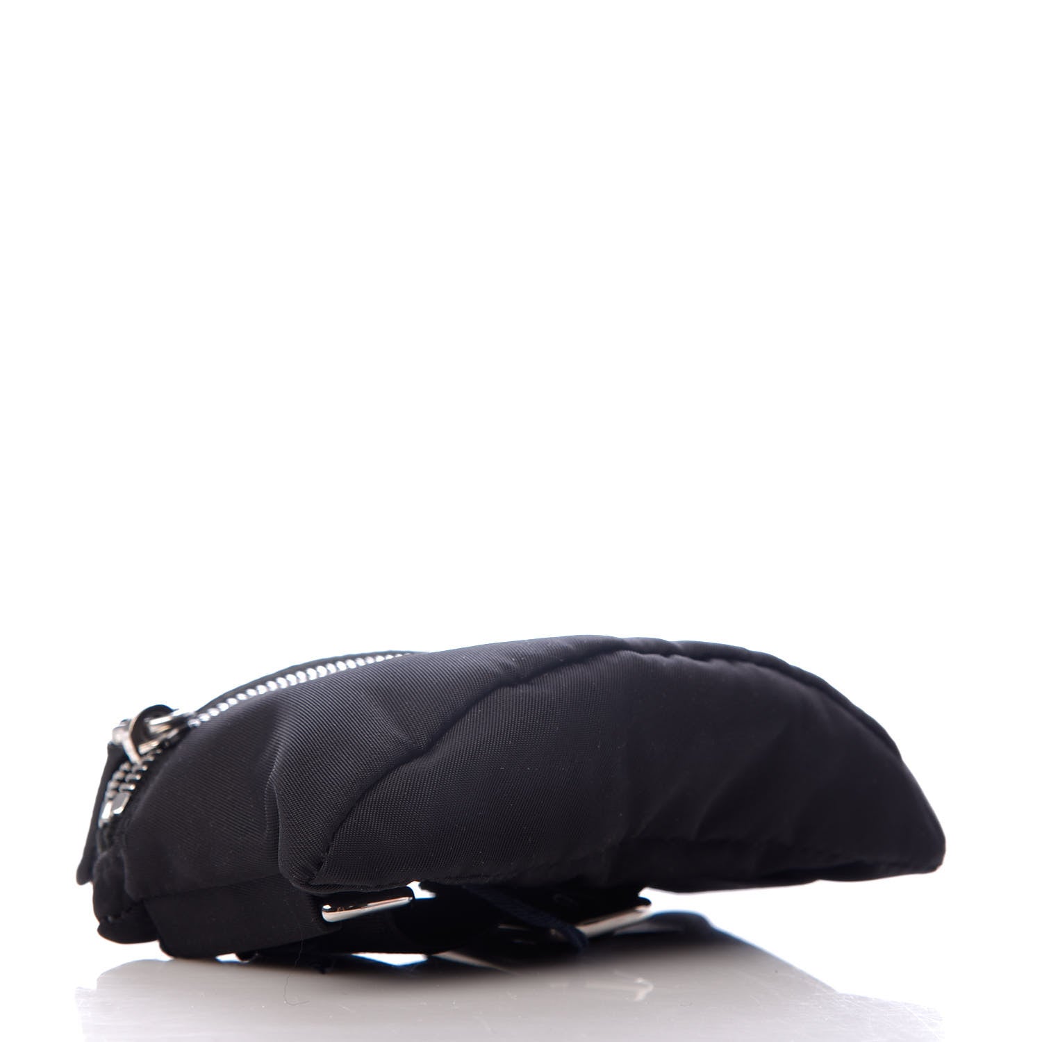 Prada Tessuto Nylon Wrist Pouch Black 4 of 9