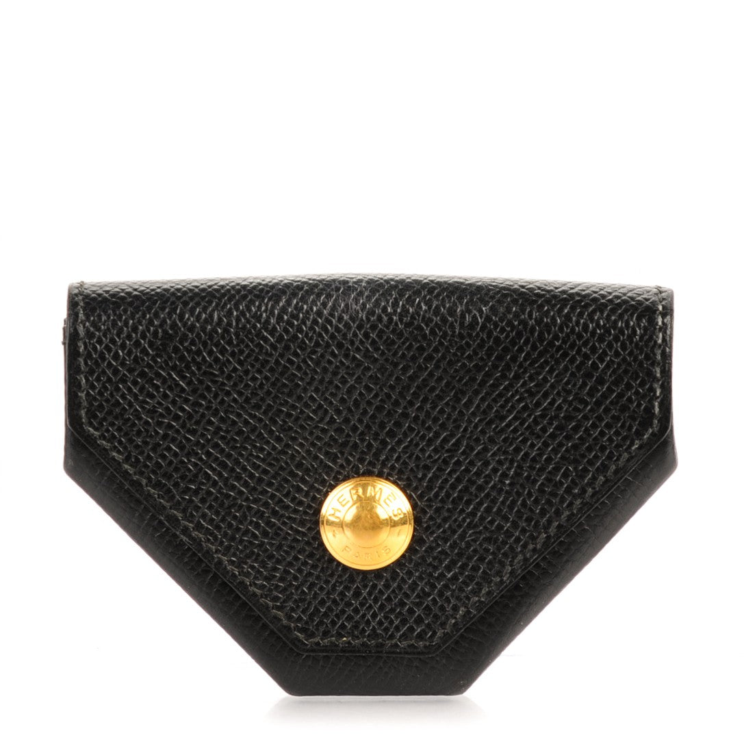 Hermes Courchevel Le 24 Coin Purse Black 1 of 9