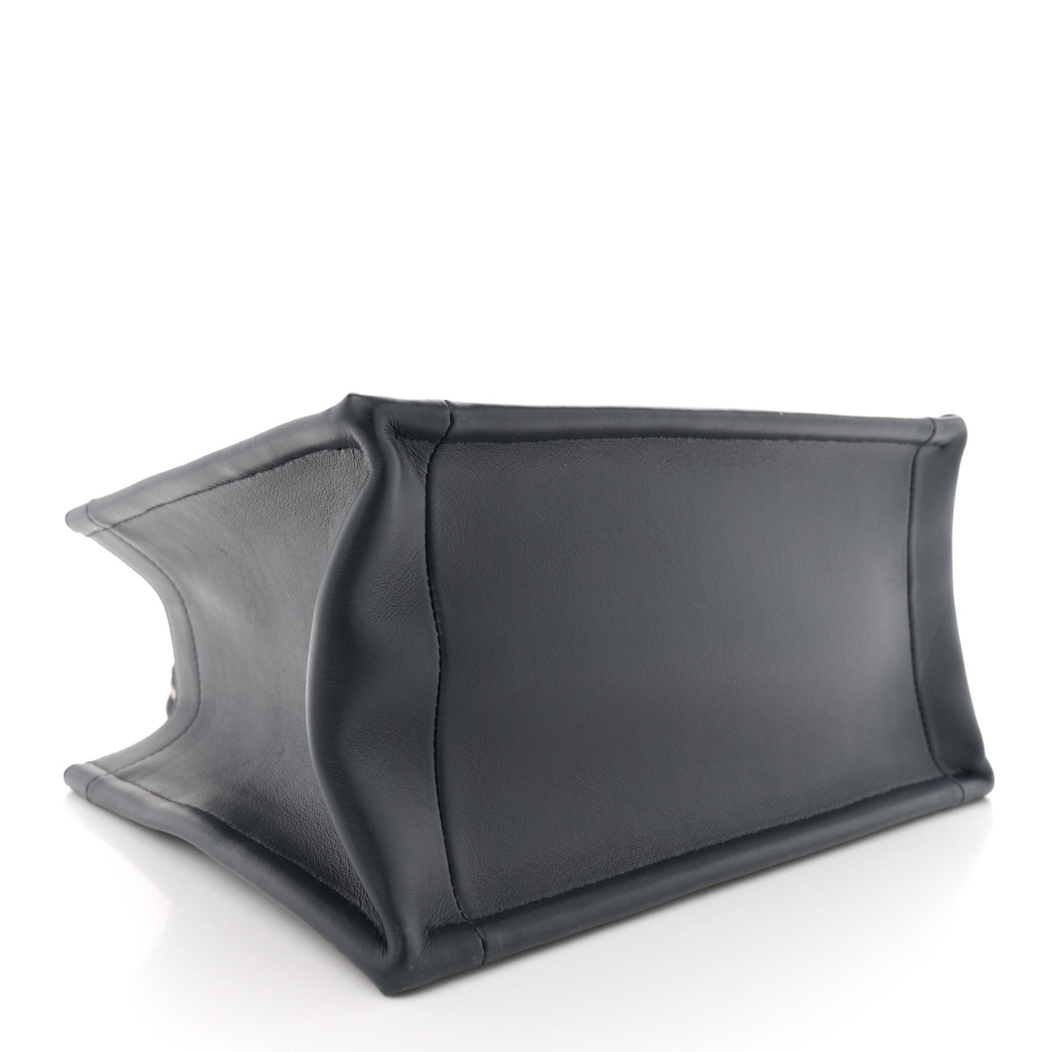 Christian Dior Oblique Calfskin Small Book Tote With Strap Blue Multicolor 4 of 10