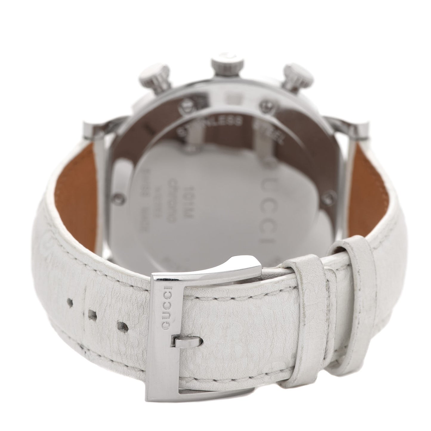 Stainless Steel Calfskin Diamond Mother of Pearl 44mm 101M G-Chrono Quartz Watch