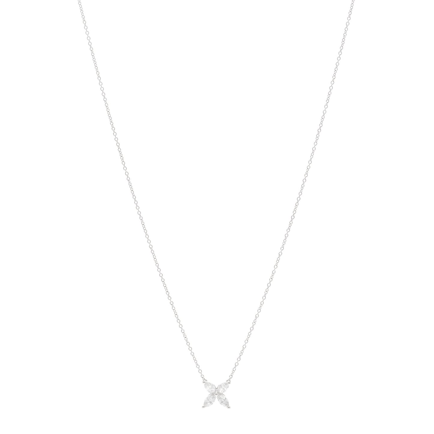 Platinum Diamond Small Victoria Necklace