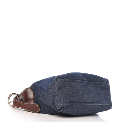 Prada Denim Shoulder Bag Avio 5 of 12