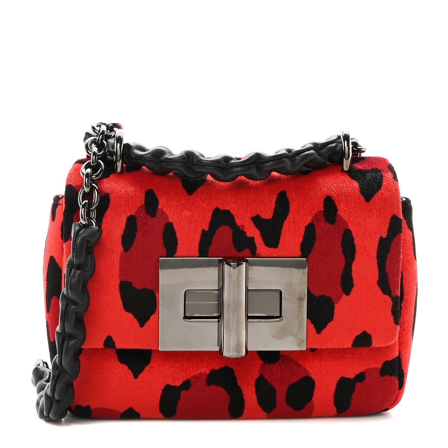 Tom Ford Velvet Natalia Mini Crossbody Bag Red Multicolor 1 of 9