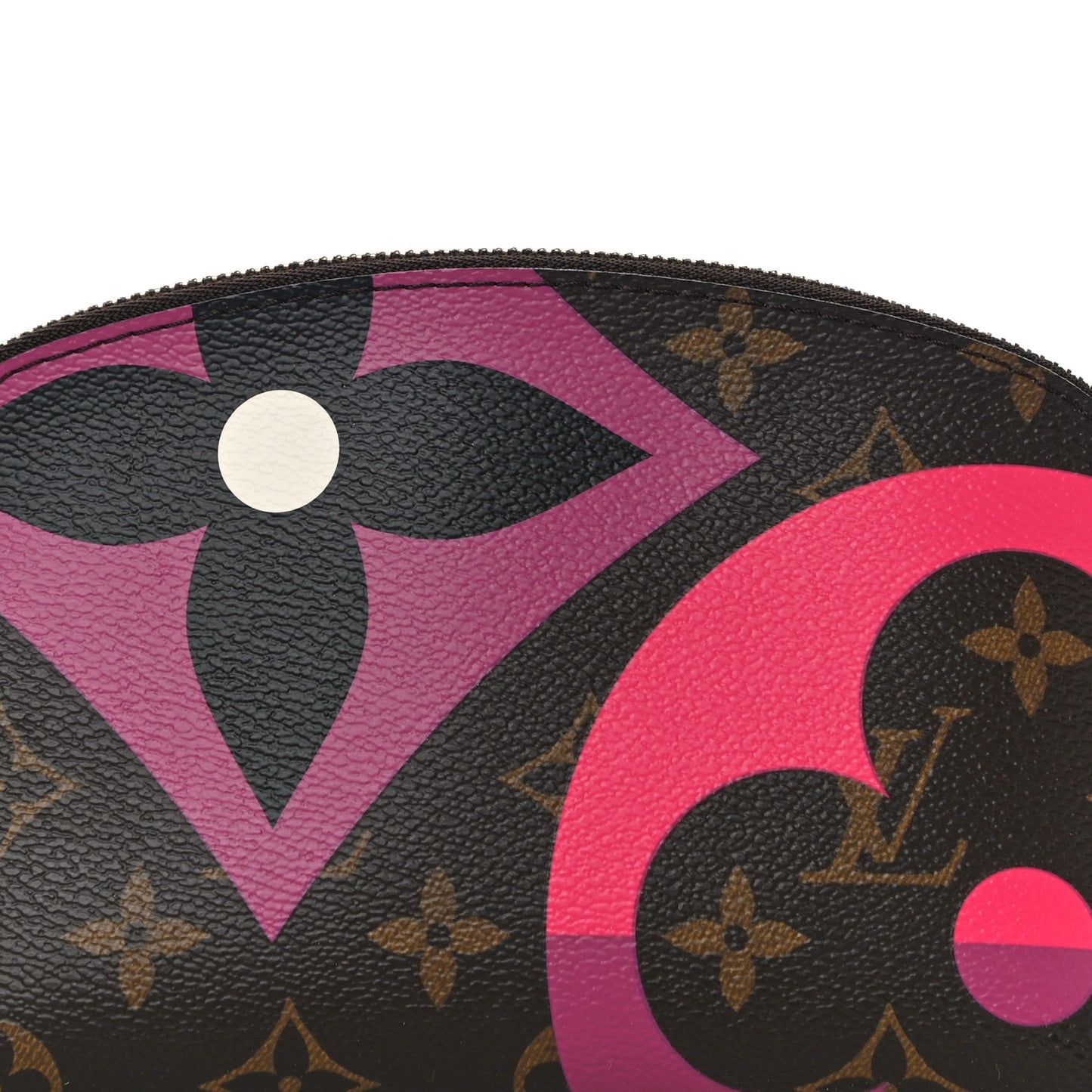 Monogram Game On Cosmetic Pouch
