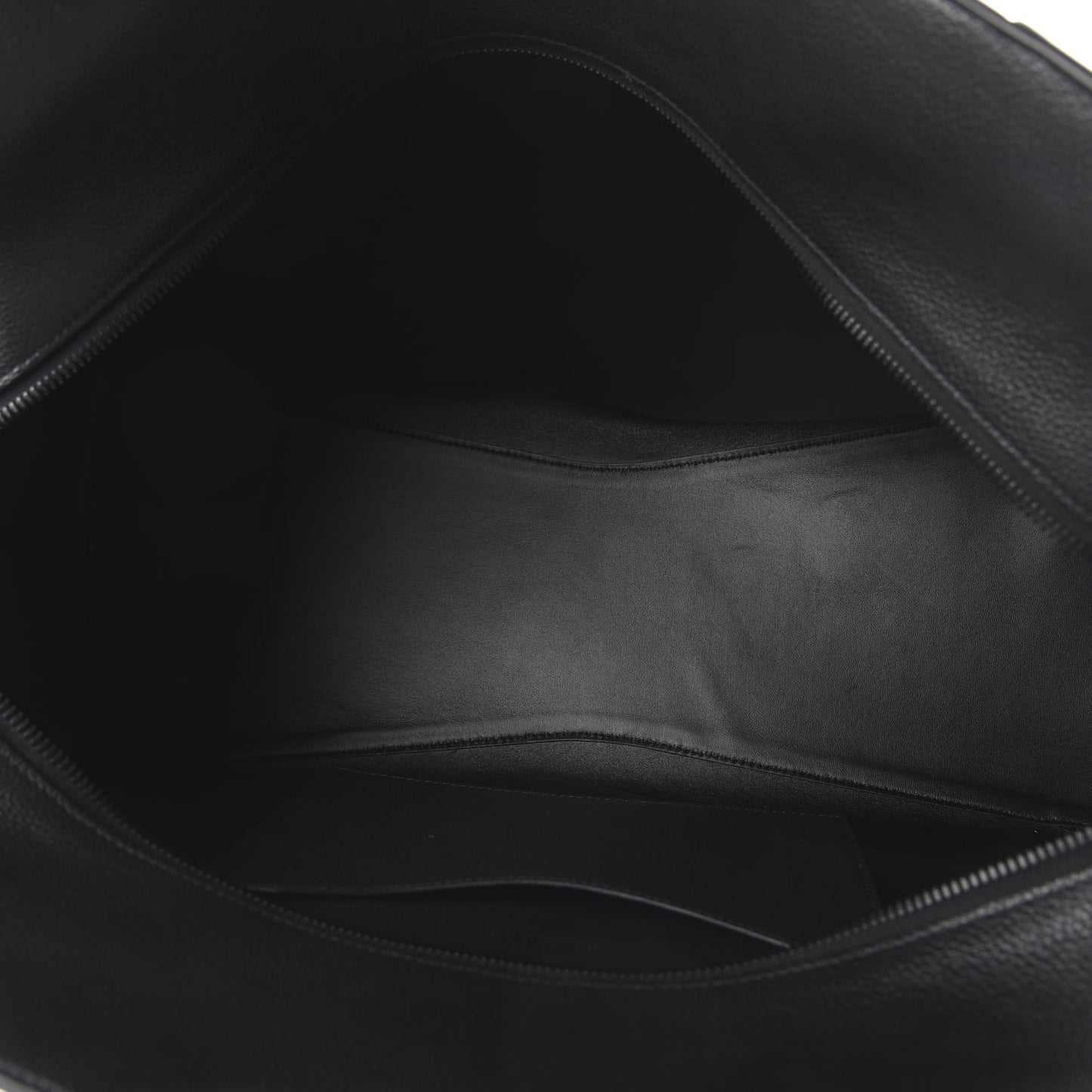 Grained Calfskin Neo Classic Black Hardware Large Top Handle Bag Black