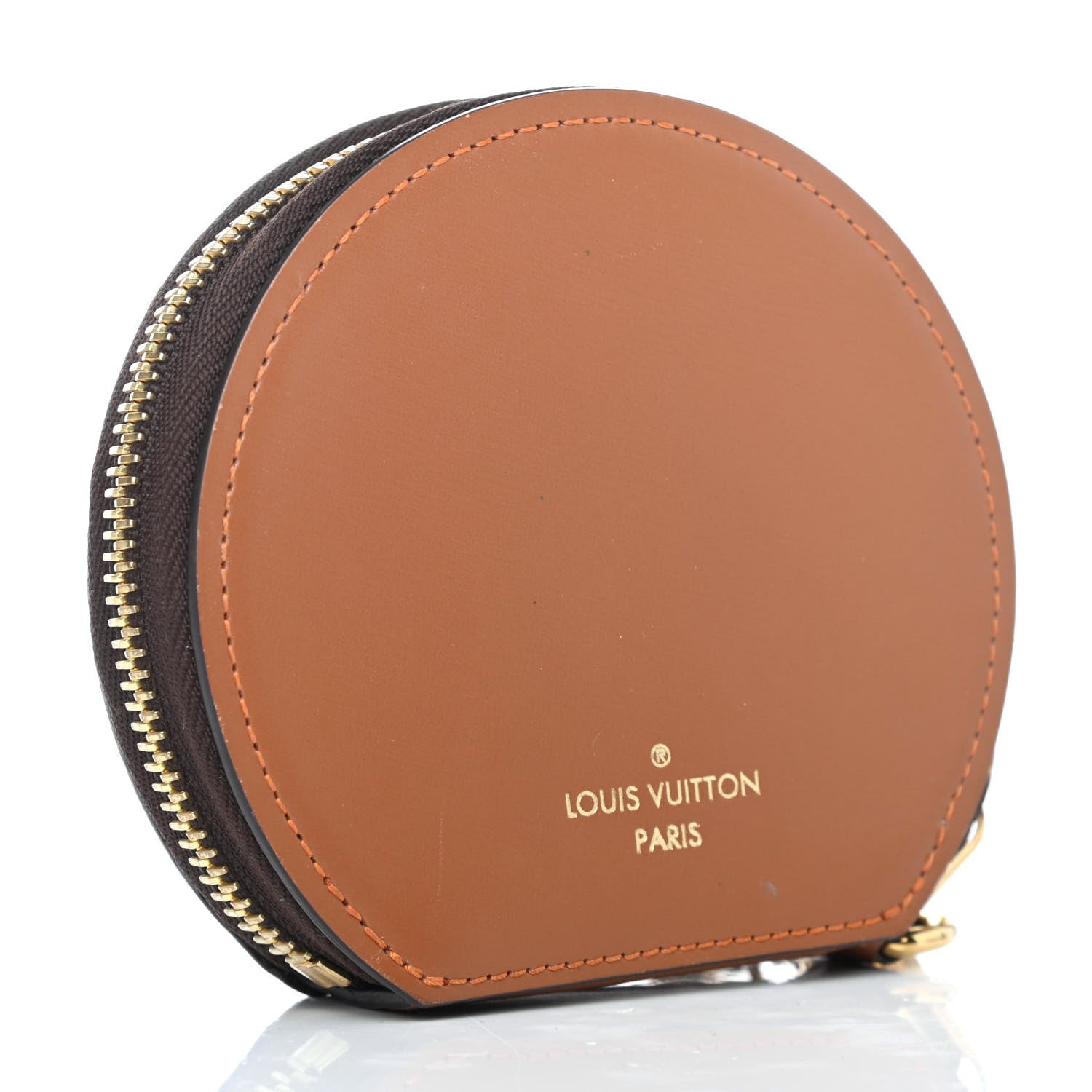 Louis Vuitton Calfskin Catogram Micro Boite Chapeau Marron 2 of 4