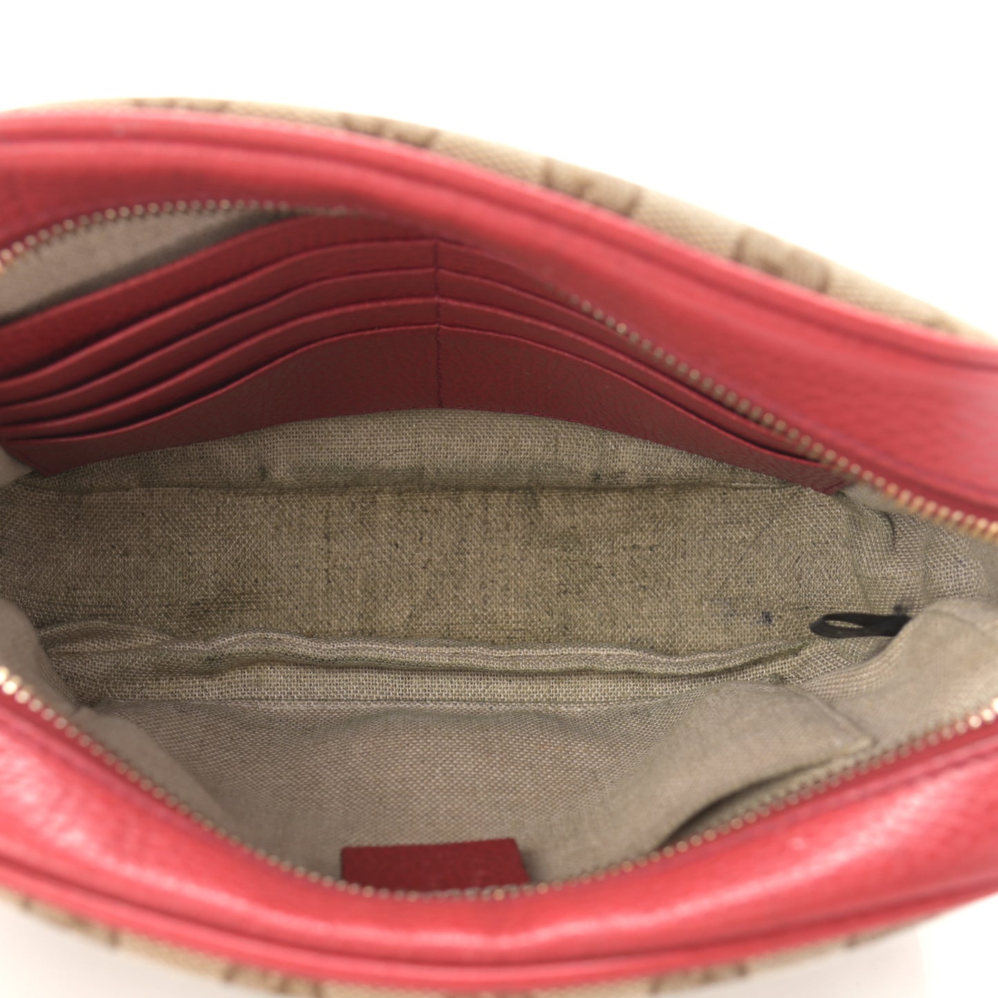 Monogram Mini Bree Messenger Bag Red