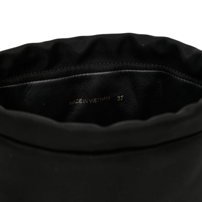 Prada Nylon Metal Triangle Logo Padded Moon Boots 37 Black 6 of 12
