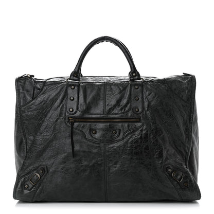 Balenciaga Agneau Classic Hardware Weekender Black 1 of 17