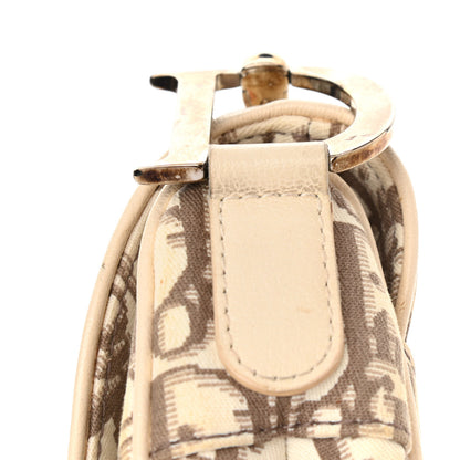Christian Dior Monogram Vintage Flowers Saddle Bag Beige 21 of 21