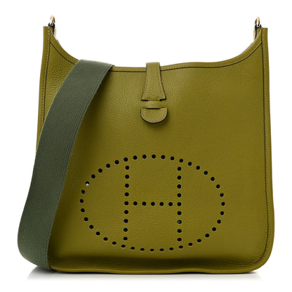 Hermes Taurillon Clemence Evelyne PM Chartreuse 1 of 10