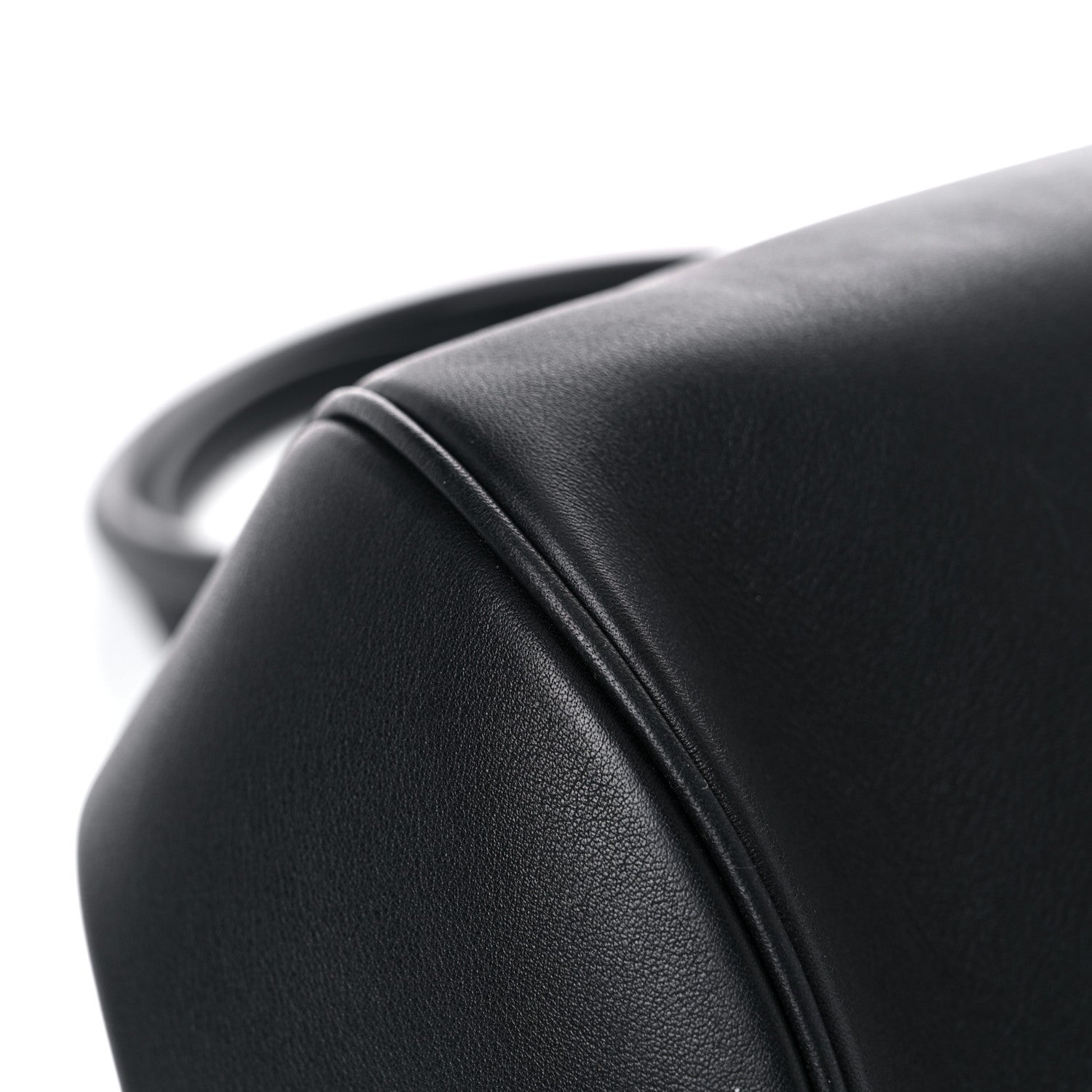 Salvatore Ferragamo Calfskin Frame Satchel Black 10 of 12