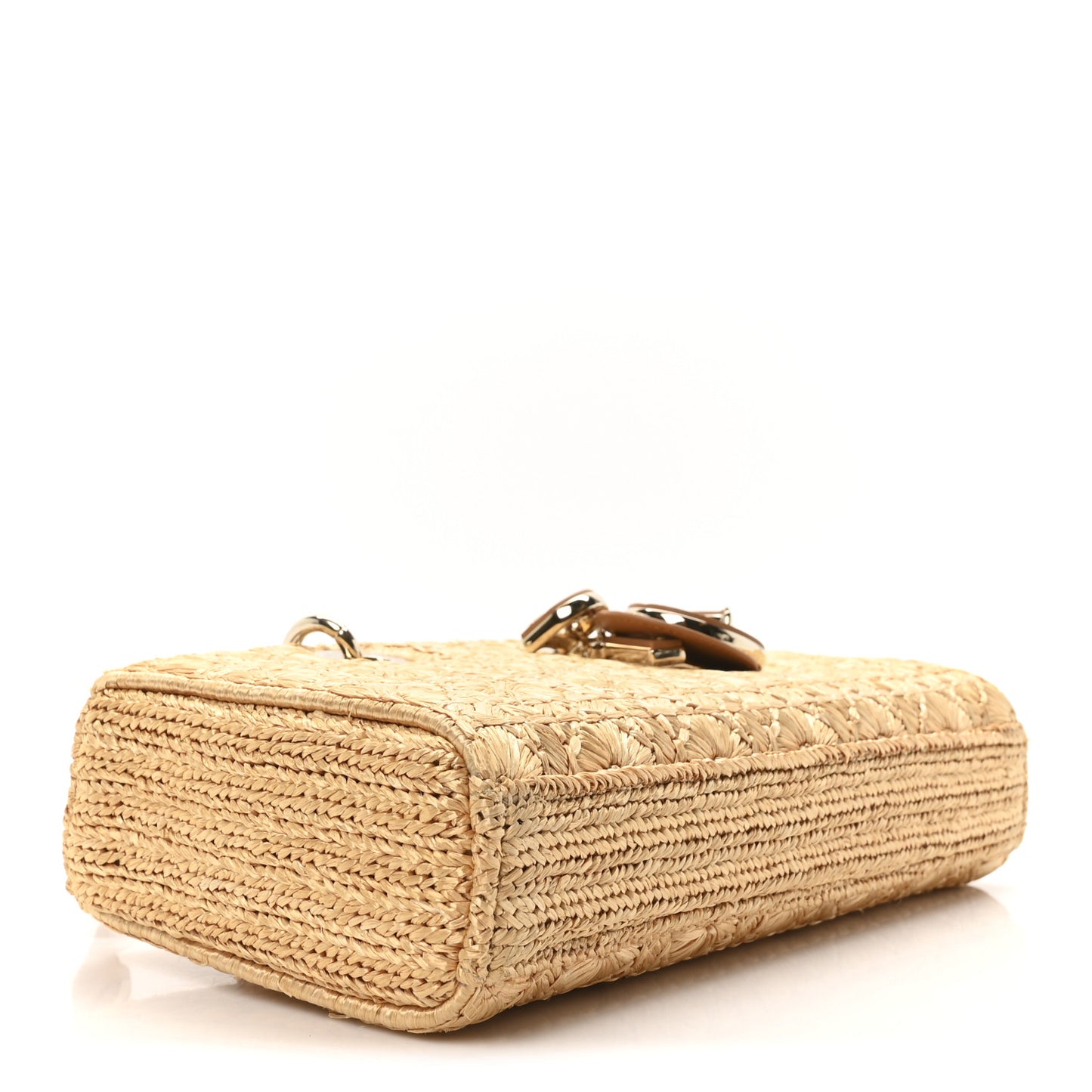 Raffia Floral Cannage Medium Lady D-Joy Natural