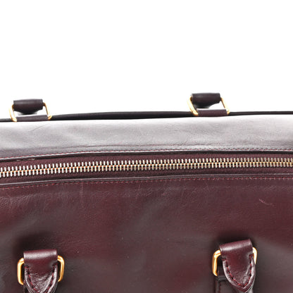 Saint Laurent Calfskin Classic Duffle 6 Amarena 11 of 13