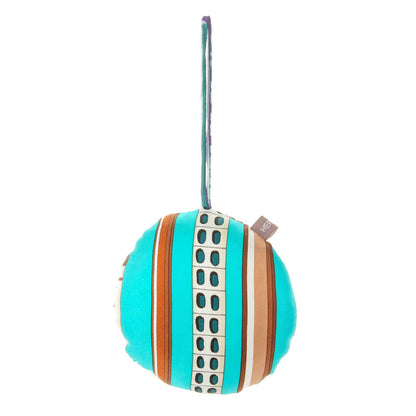 Hermes Silk Petit H Round Ornament Charm 1 of 5