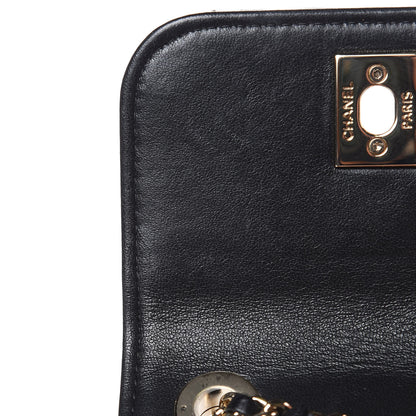 Chanel Lambskin Quilted Mini Trendy CC Chain Wallet Black 12 of 16