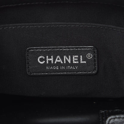Chanel Lambskin LED Iridescent Metal Medium Boy Flap Black Multicolor 6 of 16