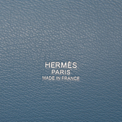 Hermes Taurillon Clemence Jypsiere 31 Blue Jean 7 of 9