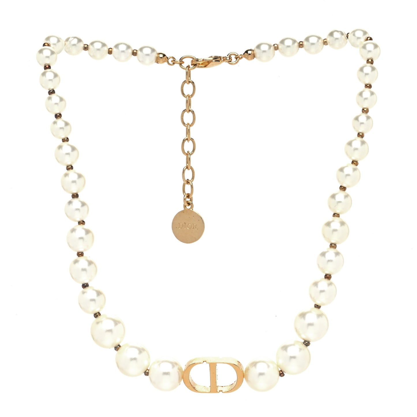 Pearl 30 Montaigne Choker Necklace Gold