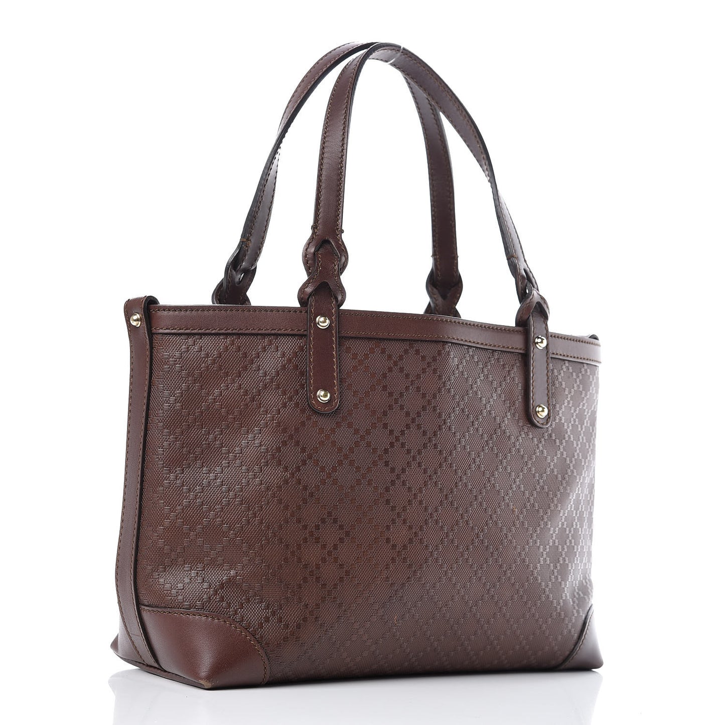 Diamante Calfskin Small Craft Tote Cuir
