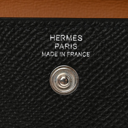 Hermes Epsom Quadrige Kelly Pocket 18 Belt Black 5 of 6