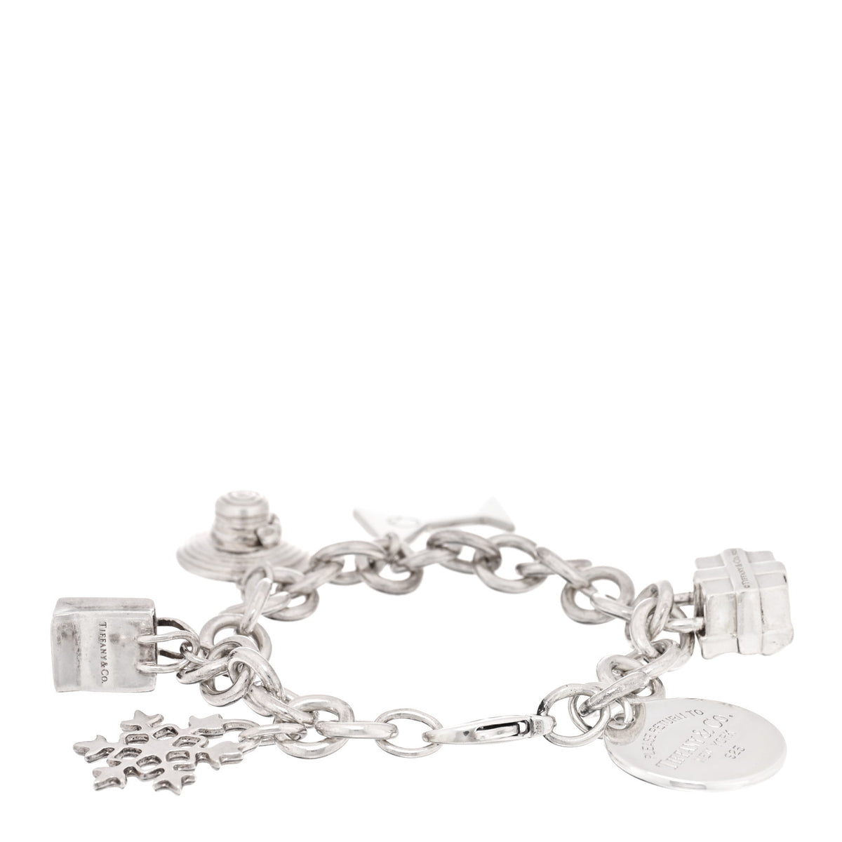 Sterling Silver Multi Charm Bracelet