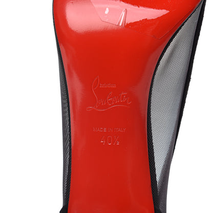 Christian Louboutin Veau Velours Rete Galativi 100 Pumps 40.5 Black 6 of 11