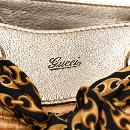 Gucci Natural Straw Large Positano Tote 9 of 15