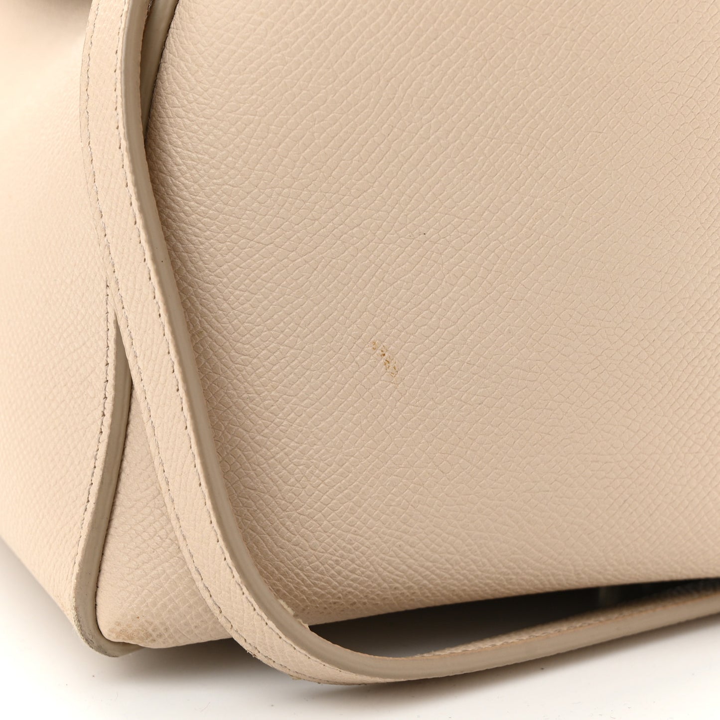 Grained Calfskin Mini Belt Bag Light Taupe