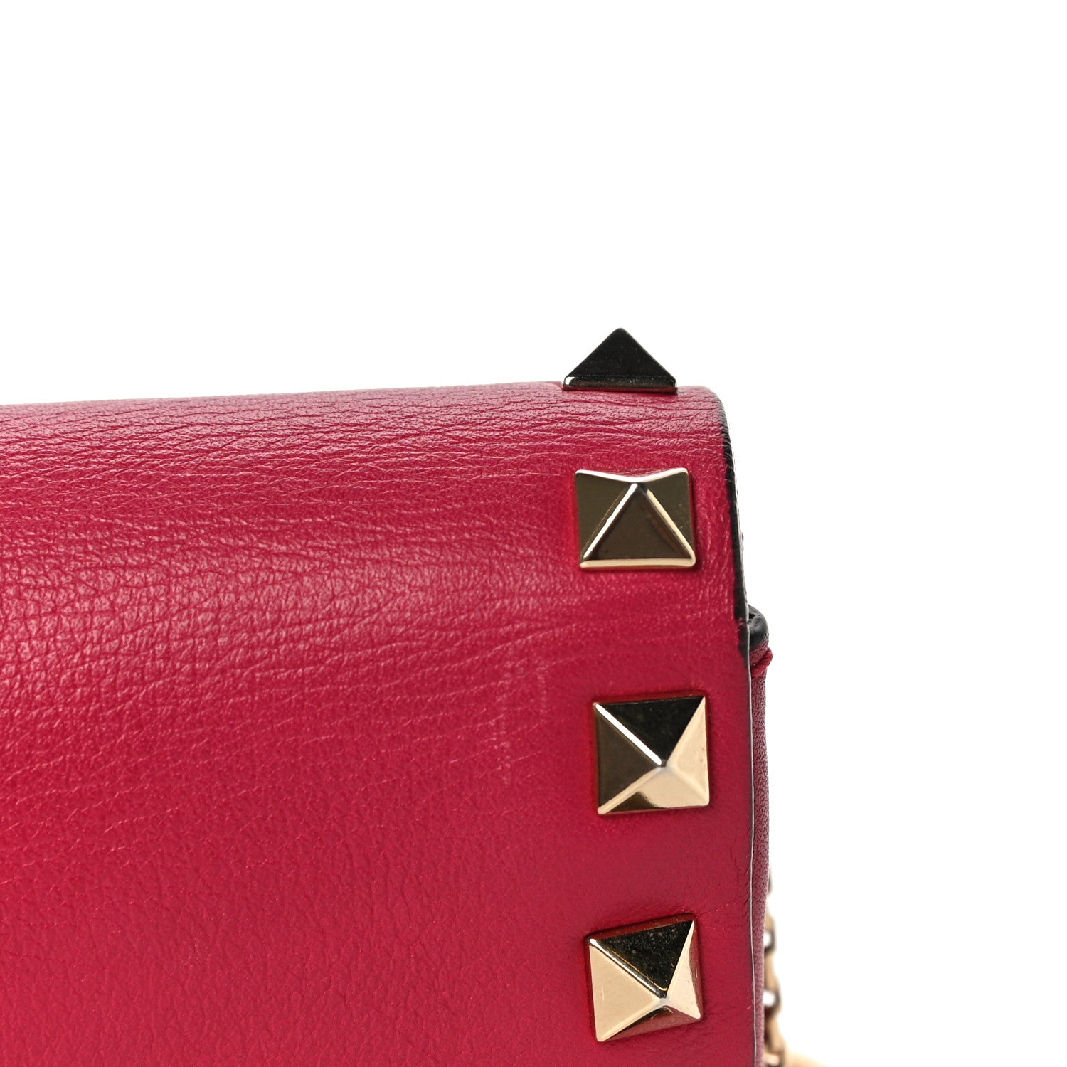 Valentino Garavani Nappa Rockstud Bangle Clutch Cyclamin 11 of 11