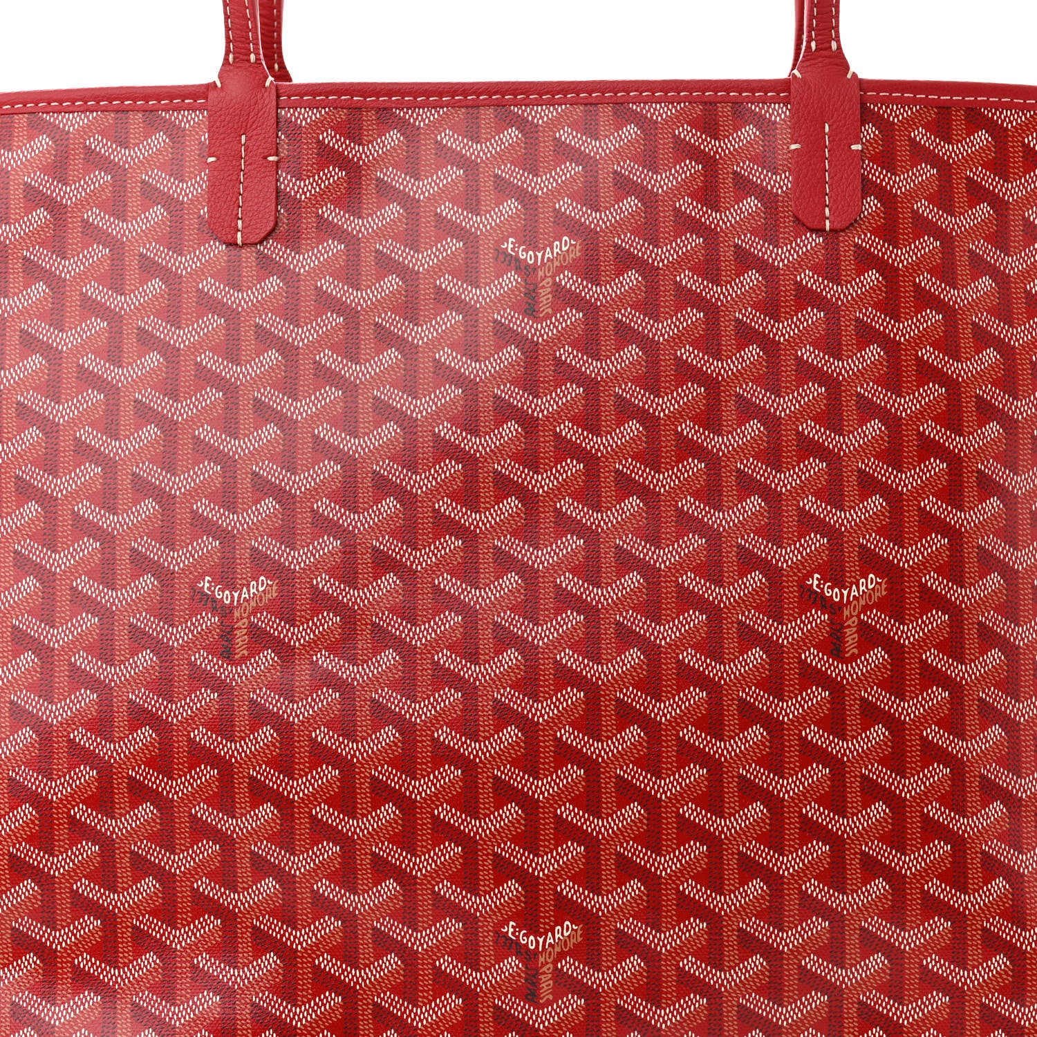 Goyard Goyardine Artois MM Red 8 of 10