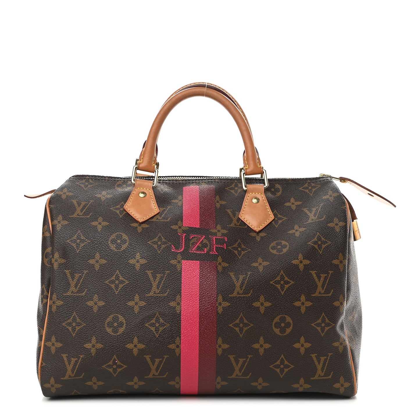 Monogram My LV Heritage Speedy 30 Fuchsia Rouge