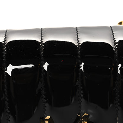 Saint Laurent Patent Matelasse Monogram Small Vicky Chain Bag Black 11 of 12