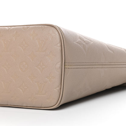 Louis Vuitton Empreinte Monogram Giant Neverfull MM Tourterelle 11 of 12