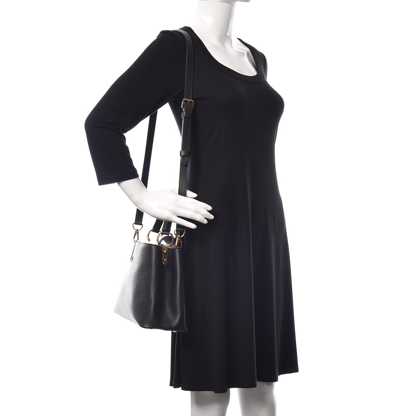 Taurillon Capucines PM Black