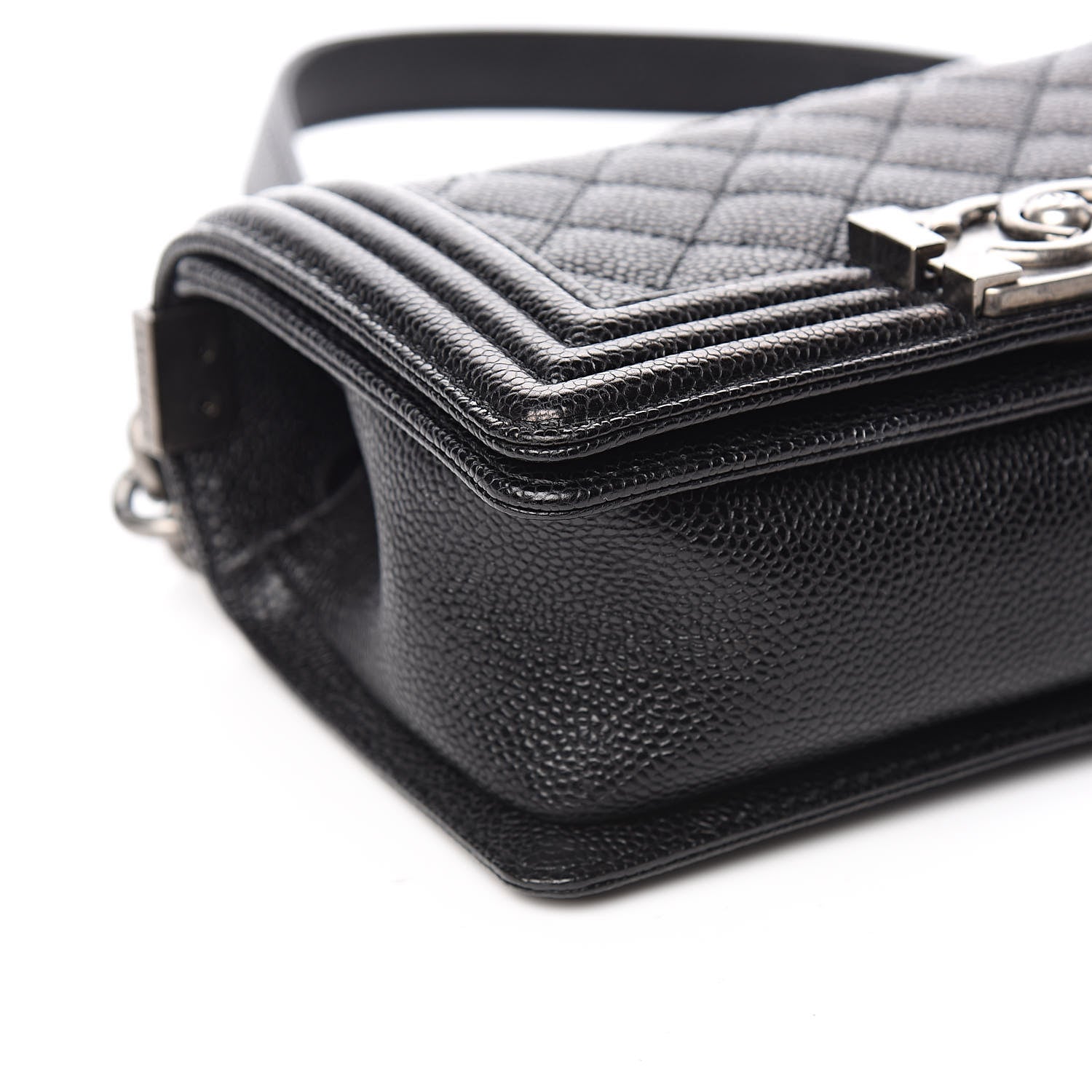 Chanel Caviar Quilted Small Boy Flap Black 8 of 10